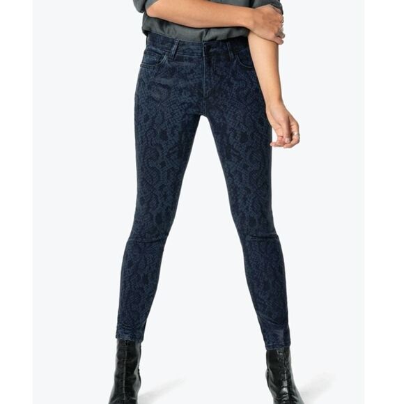 JOE'S JEANS The Charlie Snake Print Skinny Jeans  - Picture 1 of 8
